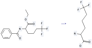 The Norleucine,6,6,6-trifluoro- can be obtained by N-benzoyl-6,6,6-trifluoronorleucine ethyl ester