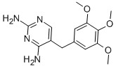 Chemical structure of Trimethoprim
